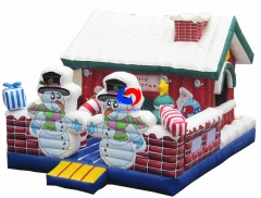 Christmas inflatable bouncer