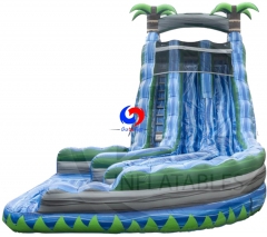 Blue crush curvy waterslide