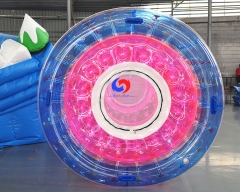 colorful tpu /pvc inflatable water walking wheel roller floats