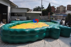 45' x 32'  world largest inflatable Corn cob bounce pad