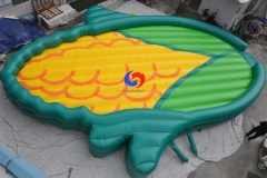 45' x 32'  world largest inflatable Corn cob bounce pad