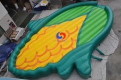 45' x 32'  world largest inflatable Corn cob bounce pad