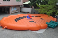 Giant pumpkin bounce pad