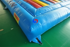 colorful rectangular inflatable jump pad for kids adult