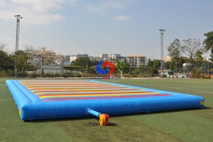 outdoor Largest Rectangular soft air inflatable jump Bounce Pads for Pumpkin Farm Harvest Days