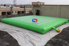 customer made large safety kids jump mat, PVC soft air inflatable bounce pad mattress pillow for sale