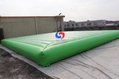 customer made large safety kids jump mat, PVC soft air inflatable bounce pad mattress pillow for sale