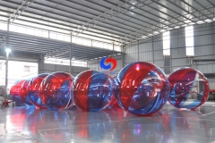 1.0mm PVC human hamster inside Inflatable water walking ball