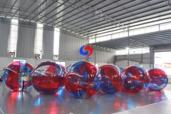 1.0mm PVC human hamster inside Inflatable water walking ball