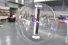 1.0mm TPU soccer walking on water inflatable kids hamster balls