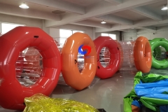 inflatable water walking roller, human hamster inflatable roller wheel for sale