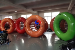 inflatable water walking roller, human hamster inflatable roller wheel for sale