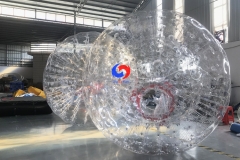 cheap 2.5m PVC small inflatable zorb ball bumper ball for sale