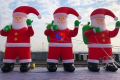 Merry Christmas decoration 33feet 10m high inflatable santa claus model for sale