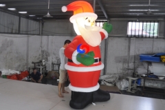 Christmas inflatable LED santa claus