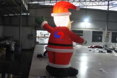 Christmas inflatable LED santa claus