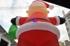 Merry Christmas decoration 33feet 10m high inflatable santa claus model for sale