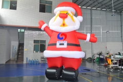 outdoor large 20ft 25ft 33ft inflatable western christmas inflatable santa