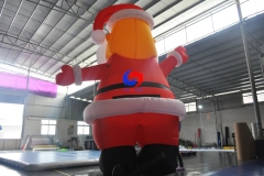 outdoor large 20ft 25ft 33ft inflatable western christmas inflatable santa