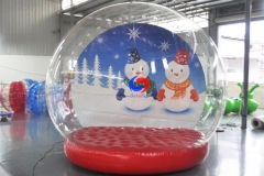 2022 unique xmas 8ft 10ft large christmas inflatable white bubble snow globes sale