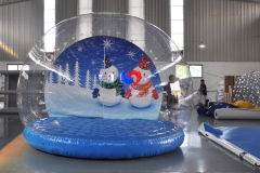 walmart supermarket bubble photo booth christmas air blown inflatable snow globe for sale 