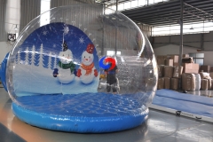 walmart supermarket bubble photo booth christmas air blown inflatable snow globe for sale 