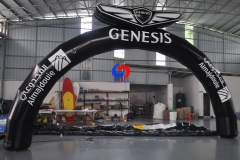 Various theme custom design outdoor garden large inflatable door entrance arch for sale