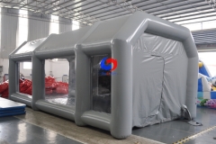 Outdoor Mobile car paint inflates workstation Portable moving inflatable spray booth for sale