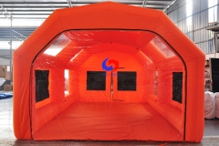 TOP sale 23x13x10ft Outdoor Portable Car Paint Booth Inflatable Spray Booth with Filter System