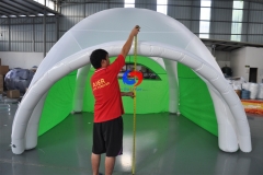 Customized Light weight easy carry fast setup exhibition trade show camping advertising inflatable tent for sale