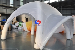 Free design custom made outdoor exhibition sales promotion inflatable advertising igloo spider tent for sale