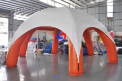 Outdoor sports festivals quick setup temporary Airtight spider shape tent inflatable air shelter for sale