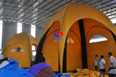 Superior quality Customized 20ft outdoor commercial sports rest room house PVC Inflatable Airtight Camping Tent