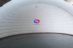 quick folding outdoor wedding party inflatables canopy tent giant half white inflatable air dome tent for sale