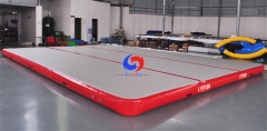 wholesale custom size gym floor equipment advanced tumbling ground air mattress inflatable air jumping track for gymnastics