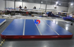 parkour/ school/gym/ playground/stadium used square inflatable gymnastics tumble air track floor tumbling mats for sale