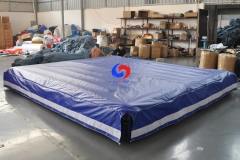 strong high quality materials custom outdoor&indoor sports athletes training inflatable ground safety protection mat 