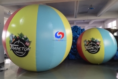 commercial advertising custom made cheap outdoor big 3m 10ft pvc giant inflatable beach ball for sale