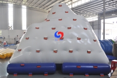 large Sea River Lake sports game water floating toys rock climbing wall inflatable pool iceberg float for sale suppliers