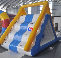 Hot sale commercial large swimming pool ocean lake water park floating inflatable pool slides for inground pools