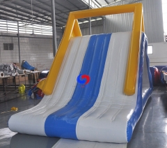 Hot sale commercial large swimming pool ocean lake water park floating inflatable pool slides for inground pools