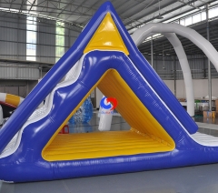 Hot sale commercial large swimming pool ocean lake water park floating inflatable pool slides for inground pools