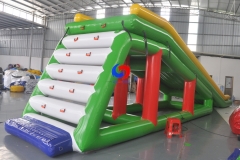 Factory Sale big adult kids dual lane airtight floating waterslide inflatable swimming pool water slides for inground pools