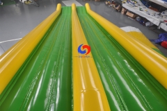 Factory Sale big adult kids dual lane airtight floating waterslide inflatable swimming pool water slides for inground pools