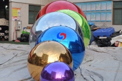 Competitive price Hanging decoration gold silver red inflatable mirror balloon mirrored disco balls mirror balls wholesale