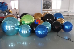 Event Trade shows Fashion Shows Night Clubs Lighting Design decoration Metallic Spheres Teal Inflatable Mirror Ball/Sphere