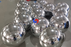 high quality pvc reflective decoration silver giant inflatable mirror ball silver reflective giant inflatable mirror ball