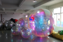 1m 2m 3m large decorative illusion color inflatable mirror ball