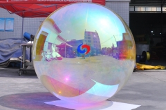 lighting decor Highly reflective Metallic Inflatable Spheres colorful magic mirror ball for any event party space