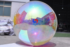 lighting decor Highly reflective Metallic Inflatable Spheres colorful magic mirror ball for any event party space